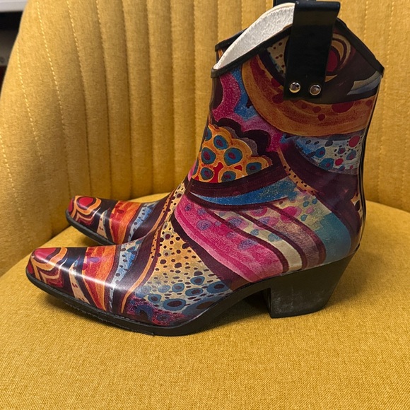 Cowboy Rubber Rain Boots by Nomad - Picture 3 of 5